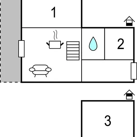 Two-bedroom In 公寓 *